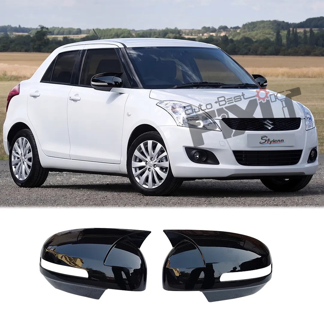 AutoStylenn Maruti Suzuki Swift Dzire Mirror Cover 2012 2017 For MARUTI SWIFT Compatible with MARUTI Swift Vehicle_5