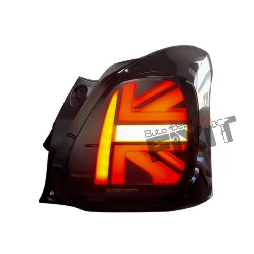 AutoStylenn Maruti Swift Union Jack Style Tail lamp 2018-2023 For MARUTI SWIFT Compatible with MARUTI Swift Vehicle_3