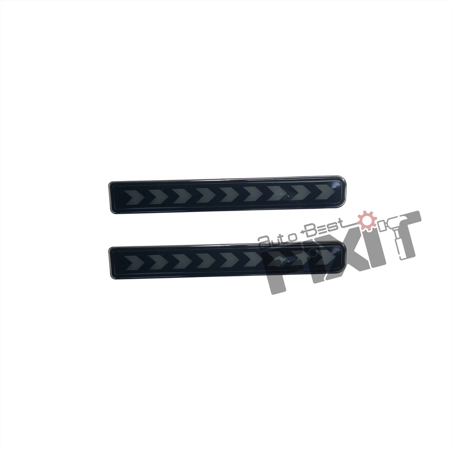 AutoStylenn Maruti Suzuki XL6 Bumper Reflector Matrix (V1) Smoke For MARUTI XL6 Compatible with MARUTI XL6 Vehicle