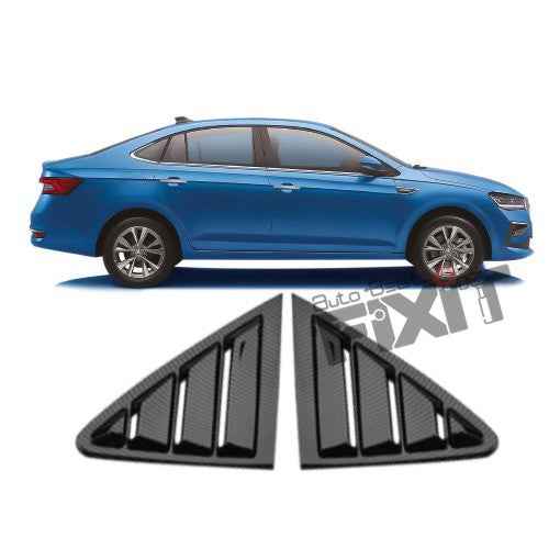 Slavia Window Louvers Carbon – Premium Quality Desi
