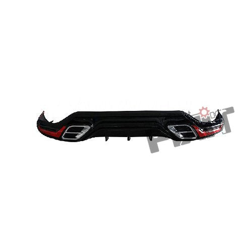 AutoStylenn Toyota Fortuner Legender Rear Body Kit Black Painted For TOYOTA FORTUNER Compatible with TOYOTA Fortuner Vehicle