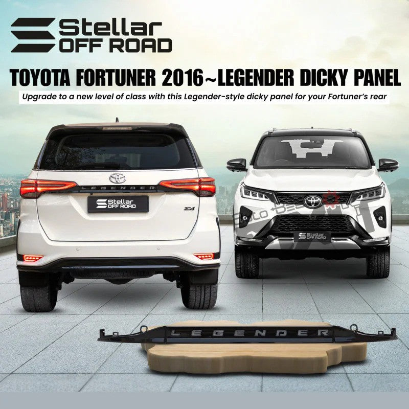 AutoStylenn Toyota Fortuner 2016 Legender Dickey Panel For TOYOTA FORTUNER Compatible with TOYOTA Fortuner Vehicle_4