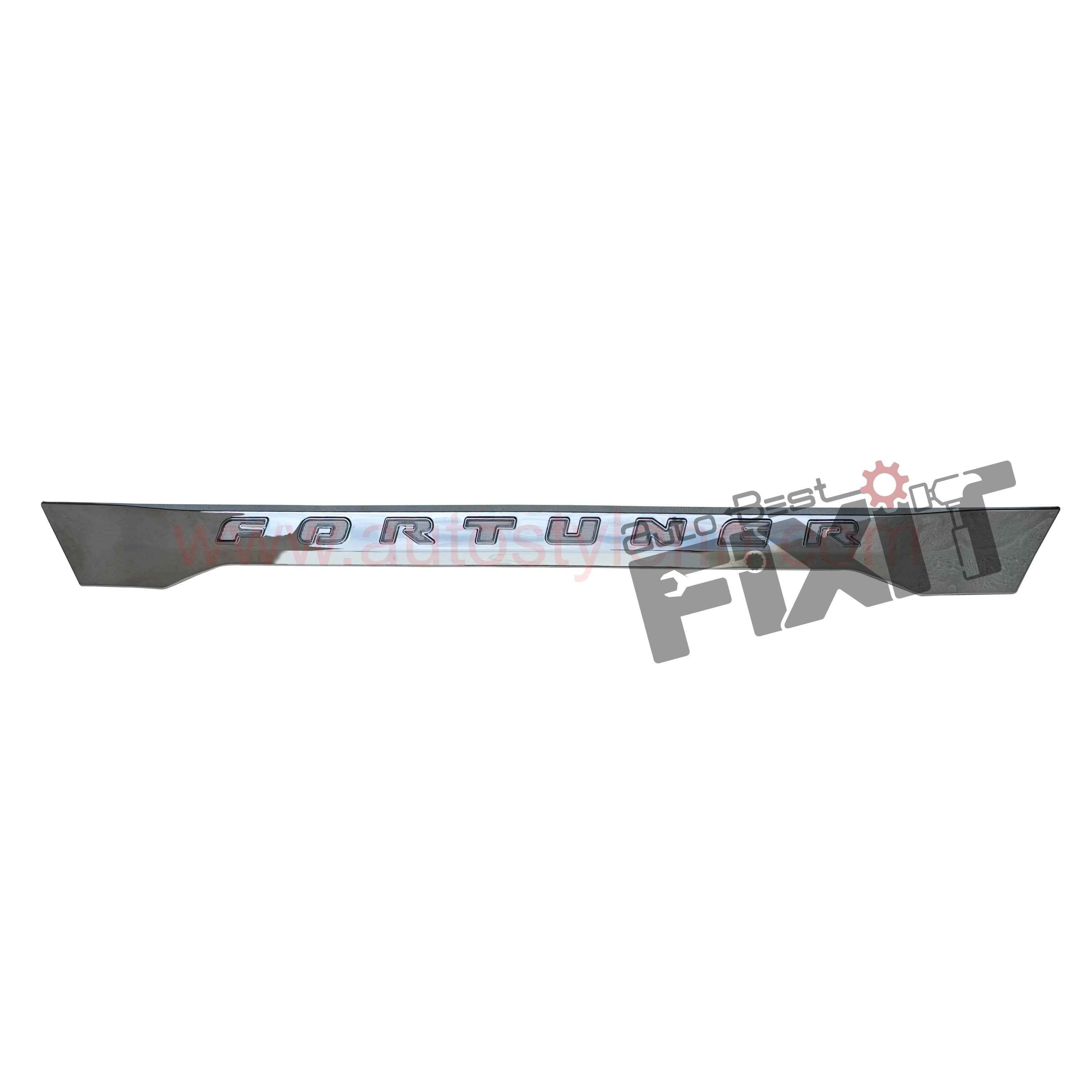 Toyota Fortuner 2012 Dicky Panel Chrome / Black – Aftermarket Car Accesso