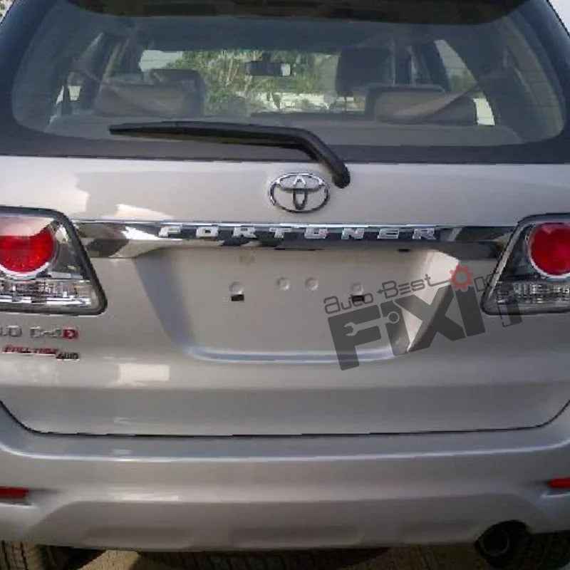 Toyota Fortuner 2012 Dicky Panel Chrome / Black – Style Upgrade Accesso
