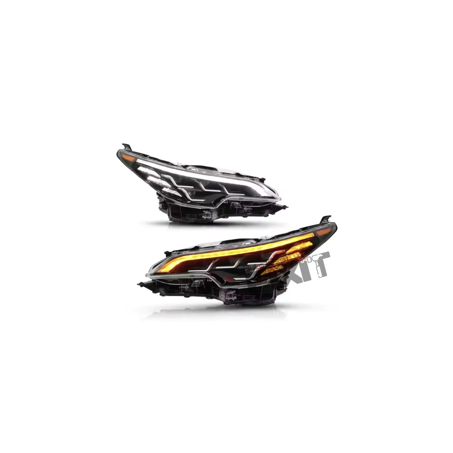 AutoStylenn Toyota Fortuner 2016 Full LED Headlamp For TOYOTA FORTUNER Compatible with TOYOTA Fortuner Vehicle