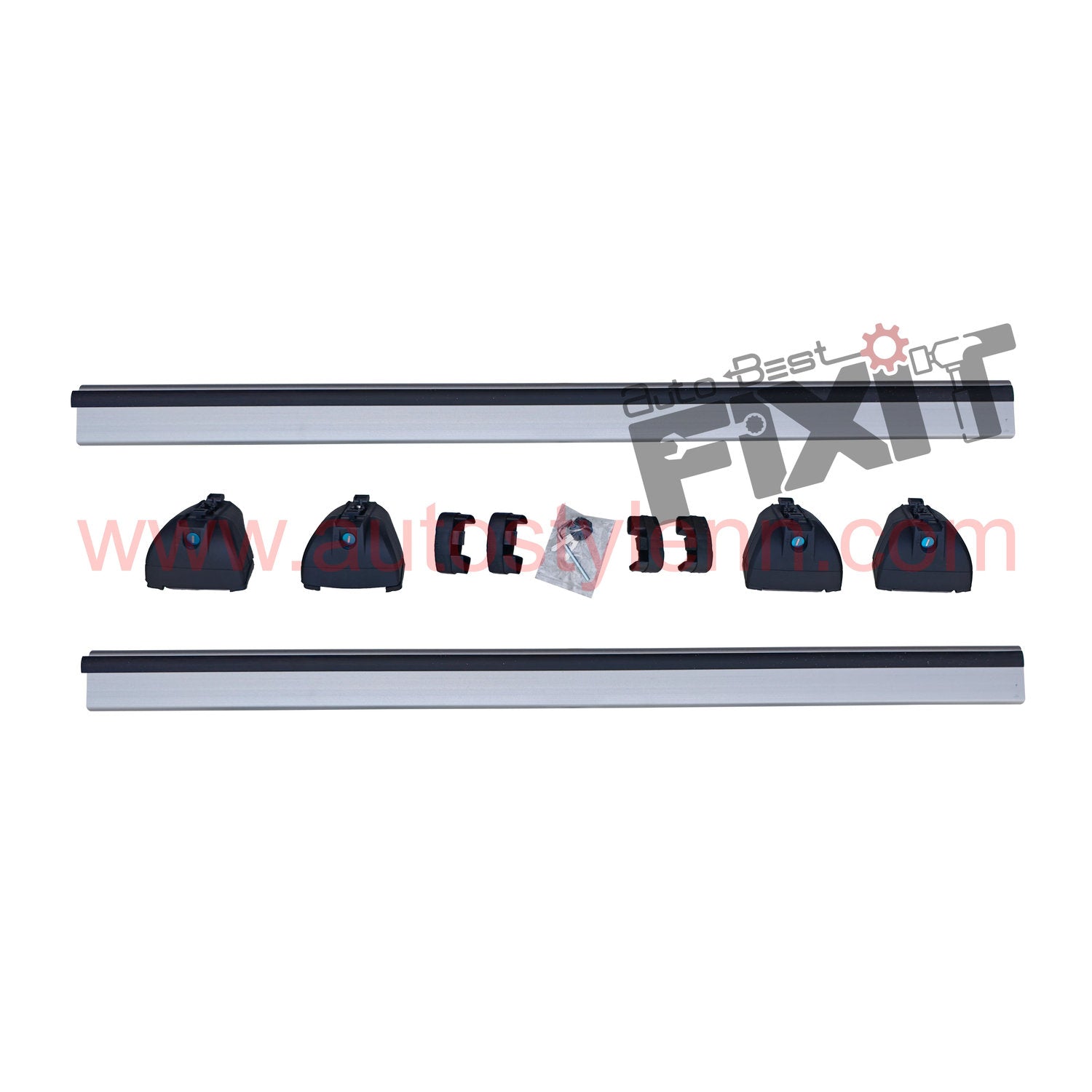 AutoStylenn Toyota Fortuner 2016 Cross Bar For TOYOTA FORTUNER Compatible with TOYOTA Fortuner Vehicle