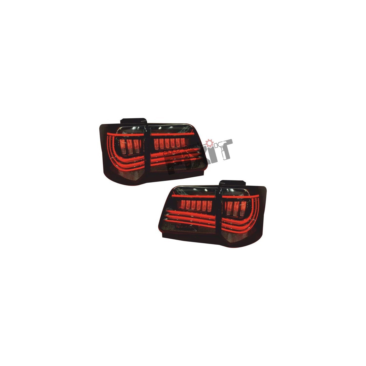 AutoStylenn Toyota Fortuner 2012 Dodge Style Tail Lamp For TOYOTA FORTUNER Compatible with TOYOTA Fortuner Vehicle