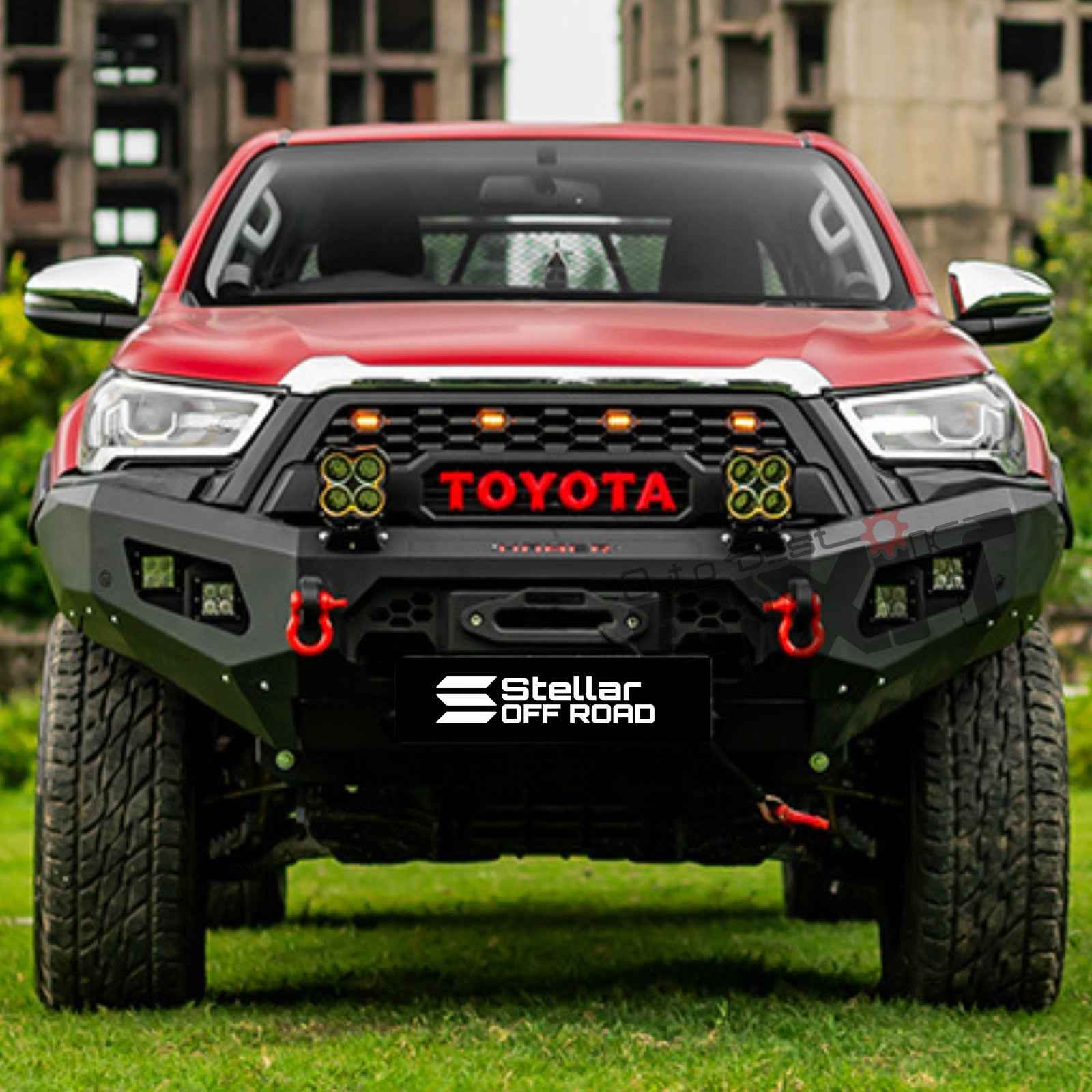 Toyota Hilux Stellar Front Metal Bumper – Durable ABS Constructi