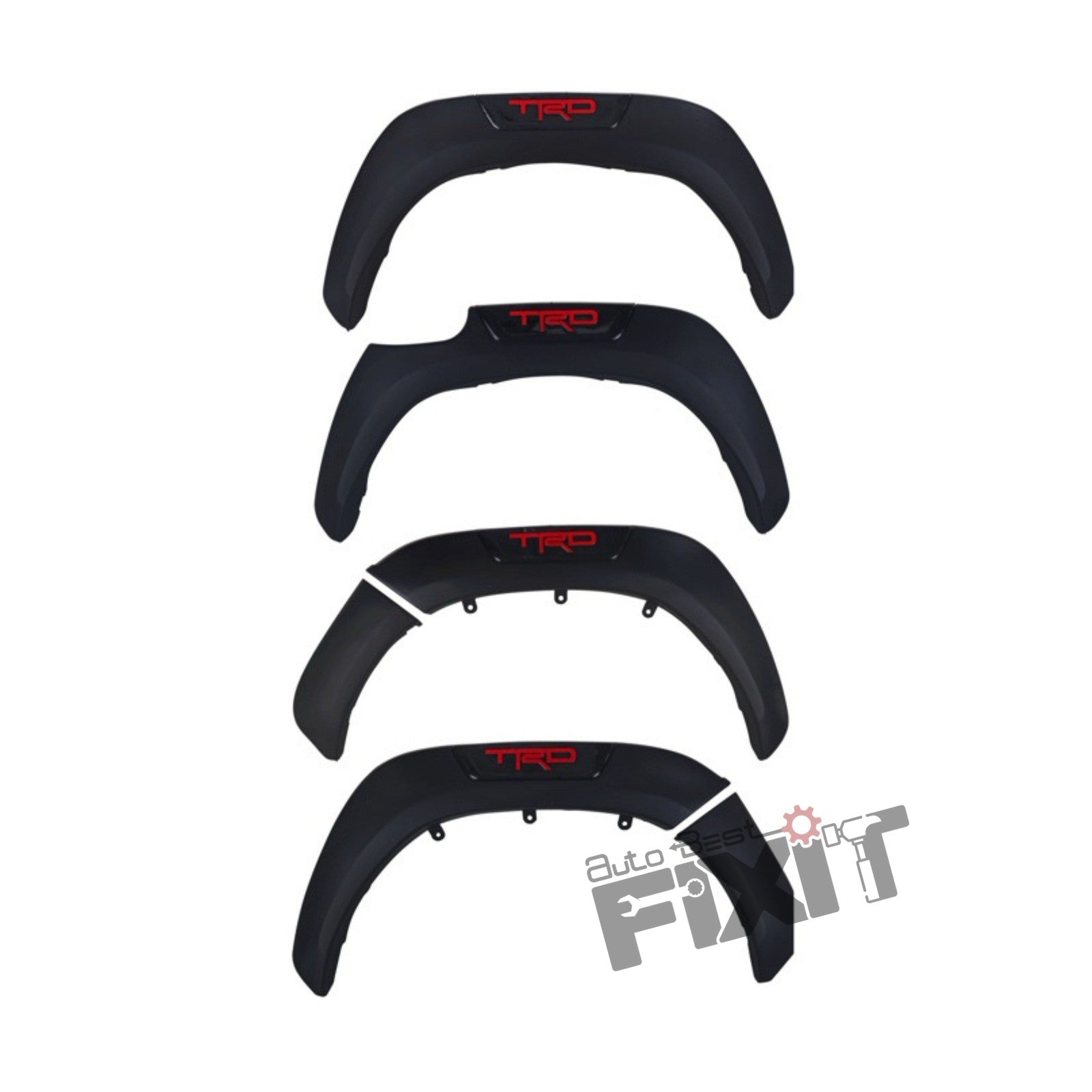 AutoStylenn Toyota Hilux Fender Flare TRD V2 For TOYOTA HILUX Compatible with TOYOTA Hilux Vehicle_2