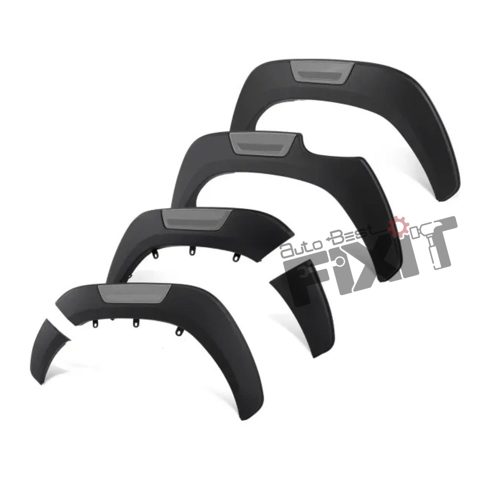 AutoStylenn Toyota Hilux Fender Flare V1 For TOYOTA HILUX Compatible with TOYOTA Hilux Vehicle_1