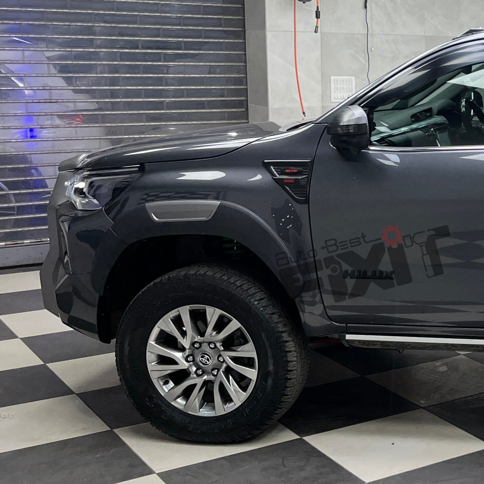 AutoStylenn Toyota Hilux Fender Flare V1 For TOYOTA HILUX Compatible with TOYOTA Hilux Vehicle_5
