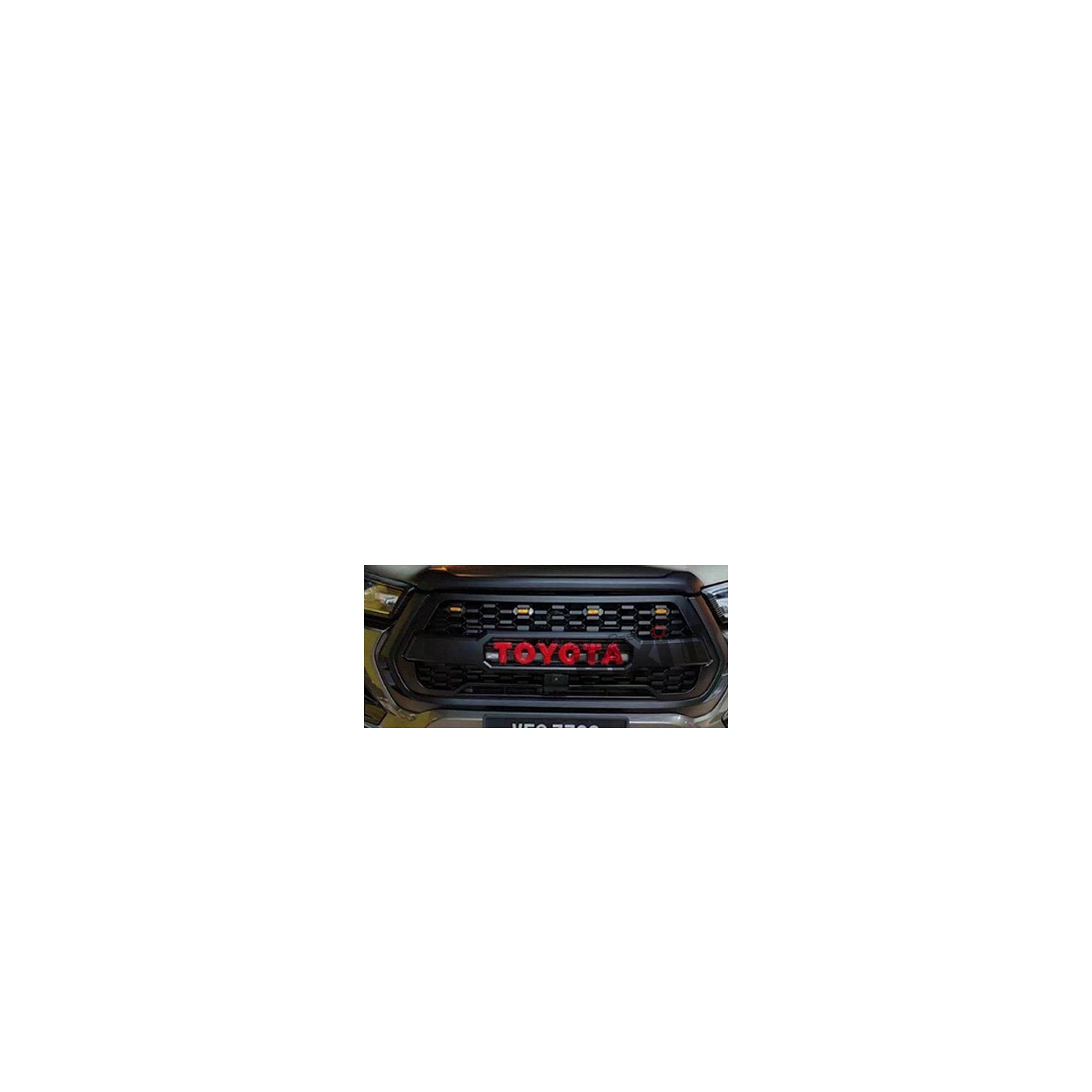 AutoStylenn Toyota Hilux LED Grill For TOYOTA HILUX Compatible with TOYOTA Hilux Vehicle