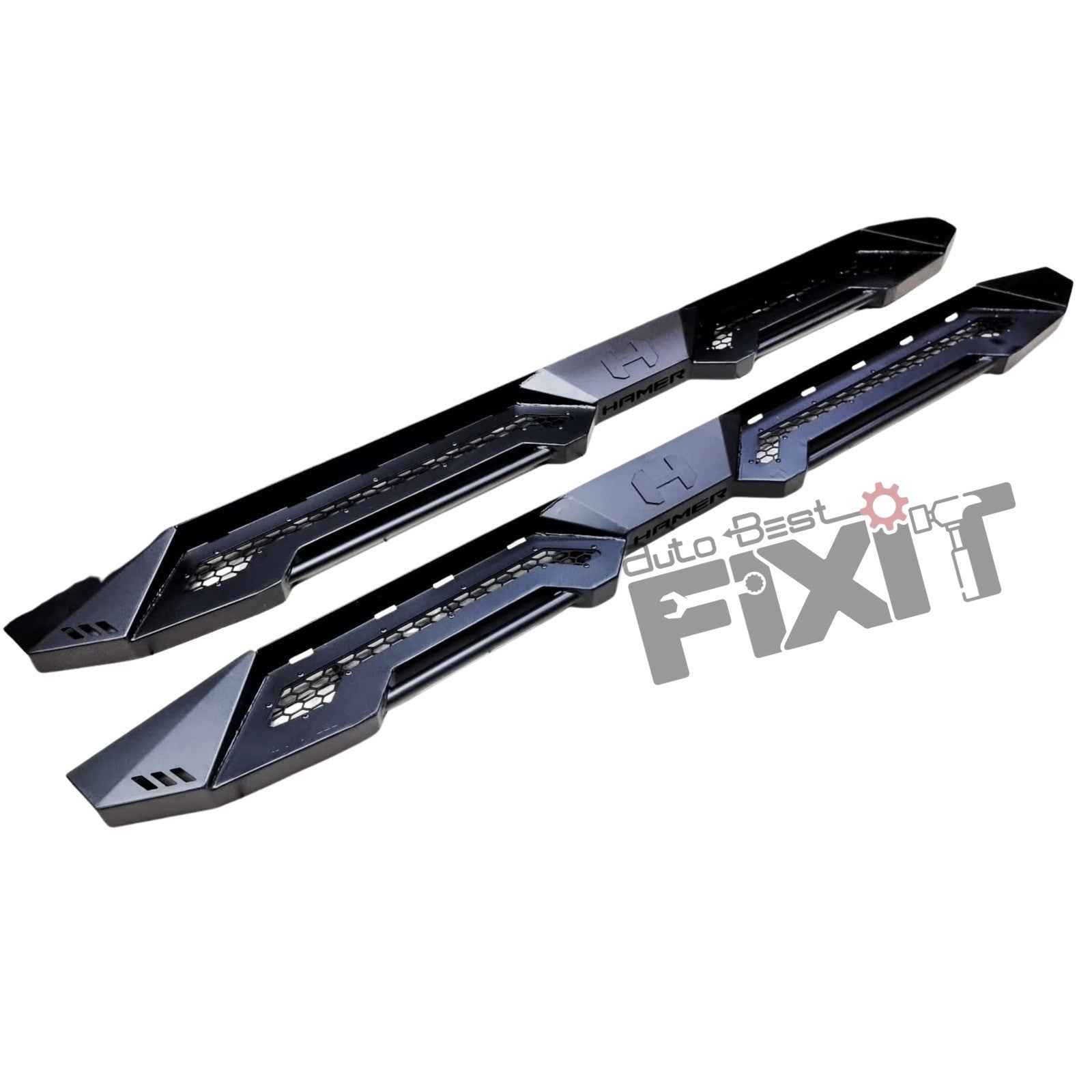 Toyota Hilux Metal Fixed Side Step – Durable ABS Constructi