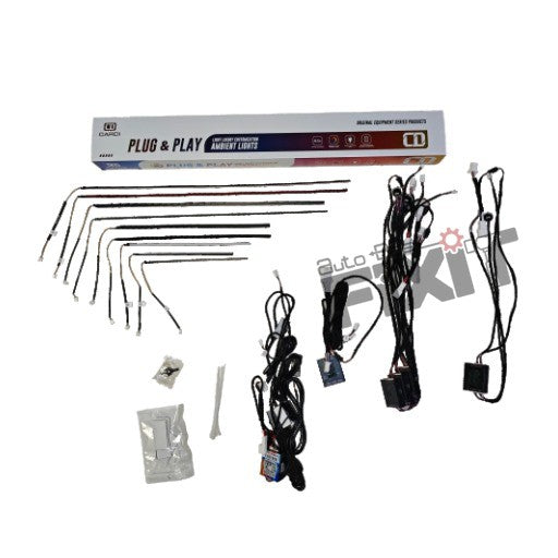 AutoStylenn Toyota Innova Hycross Ambient Light 21 in 1 For TOYOTA HYCROSS Compatible with TOYOTA Hycross Vehicle