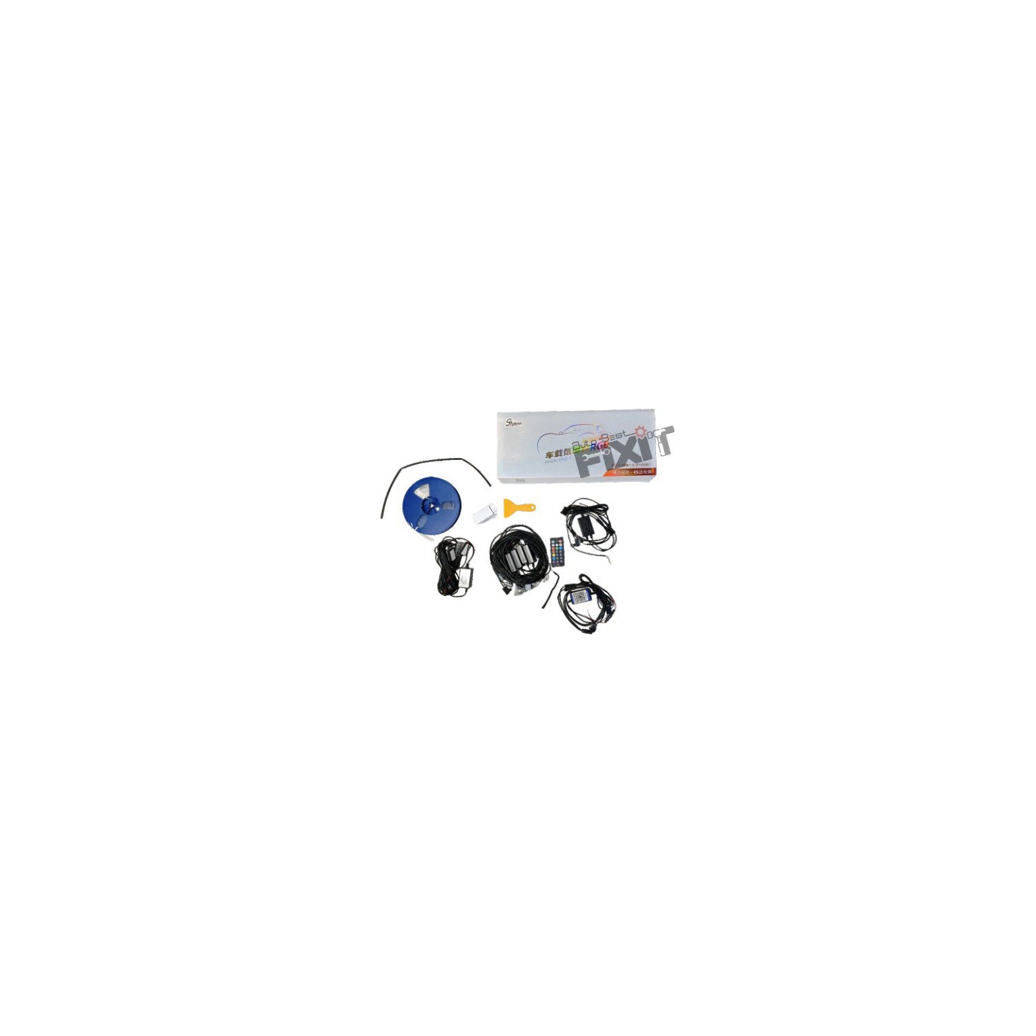 AutoStylenn Auto Stylenn Gen - 3 LED RGB Ambient Light 17 / 20 in 1 (Universal) For TOYOTA HYCROSS Compatible with TOYOTA Hycross Vehicle