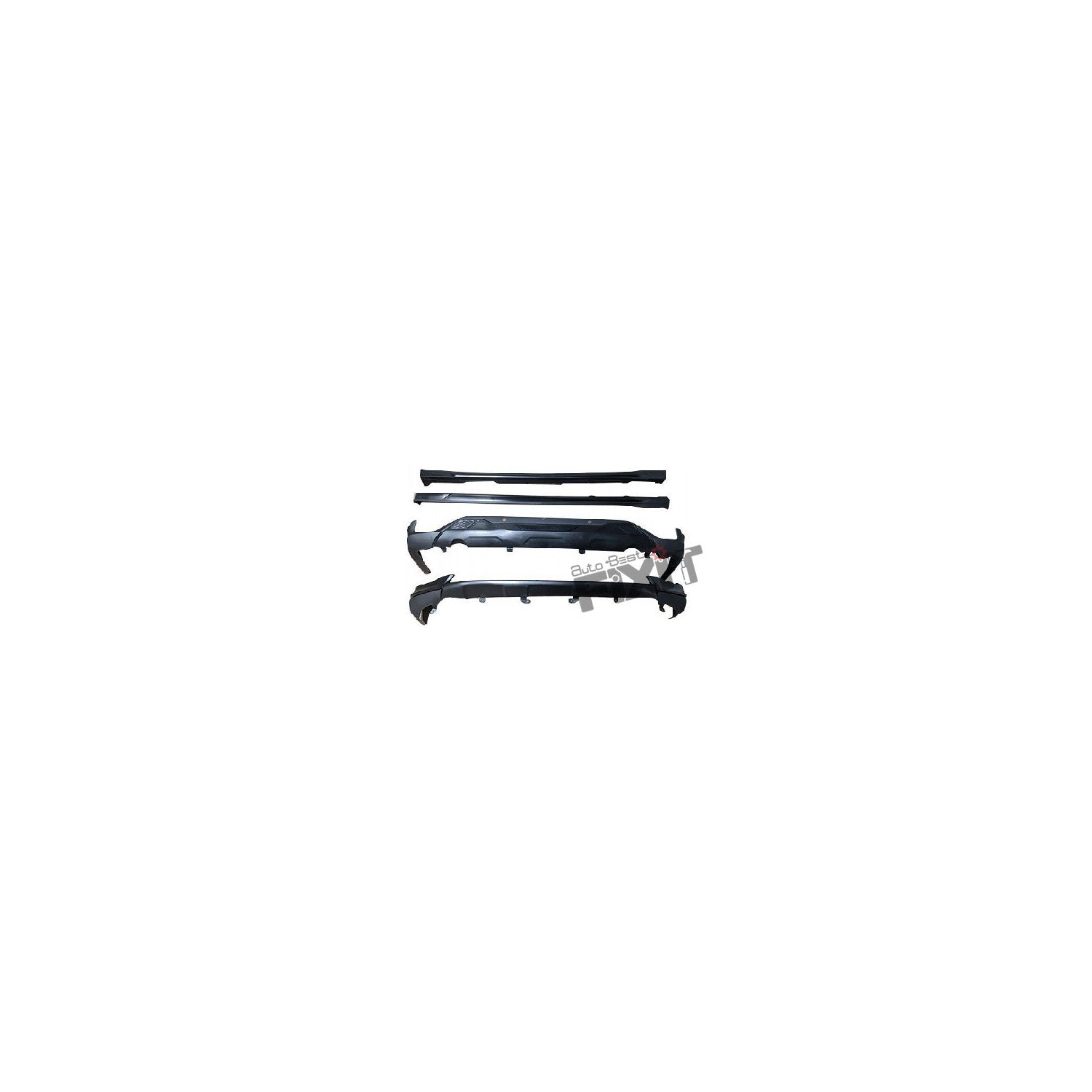 AutoStylenn Toyota Innova Hycross Modellista ABS Body Kit Front, Rear & Side Skirts For TOYOTA HYCROSS Compatible with TOYOTA Hycross Vehicle