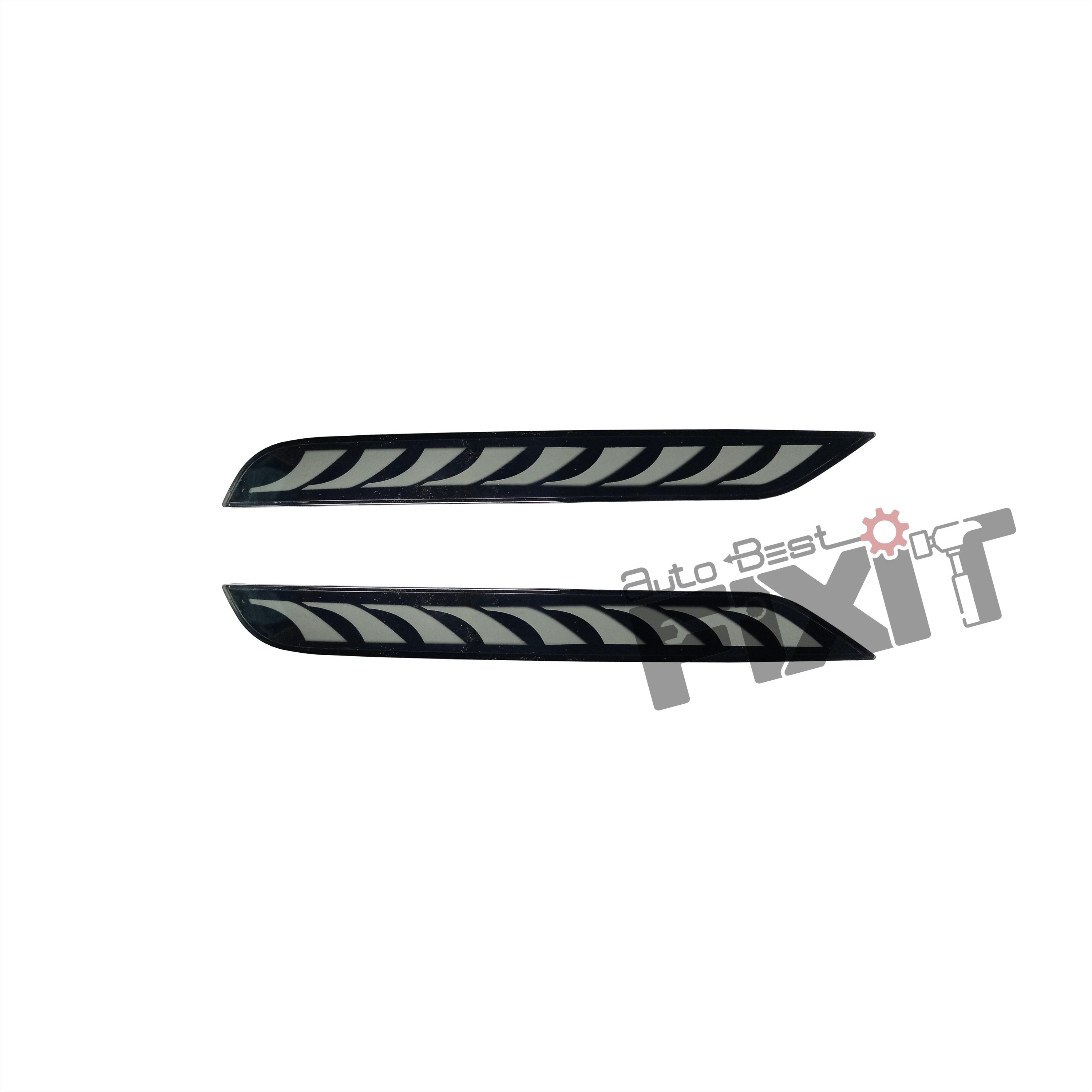 AutoStylenn Toyota Hycross Bumper Reflector Matrix Smoke For TOYOTA HYCROSS Compatible with TOYOTA Hycross Vehicle