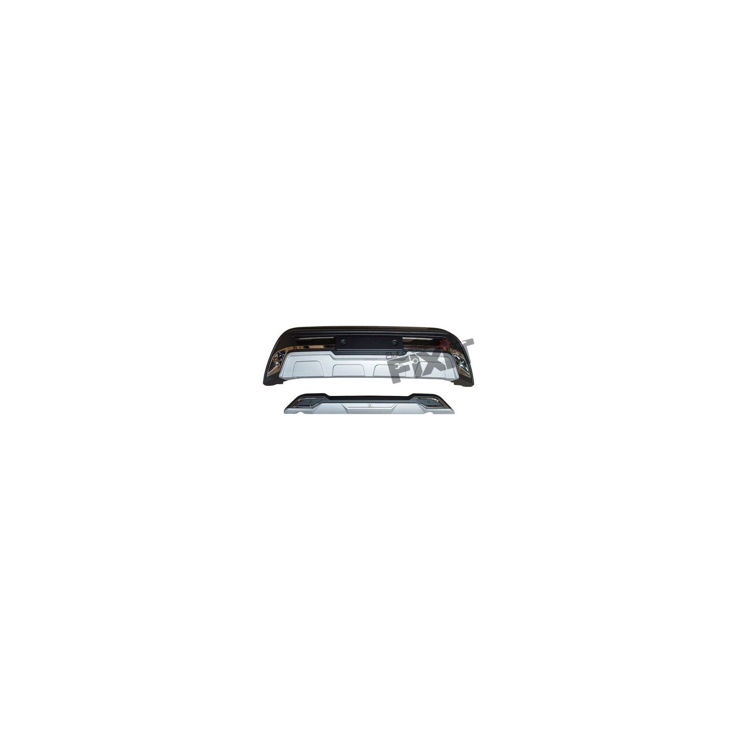 AutoStylenn Toyota Innova Crysta 2021 Front & Rear Guard Kit Combo | Premium Protection & Style For TOYOTA INNOVA CRYSTA Compatible with TOYOTA Innova Crysta Vehicle