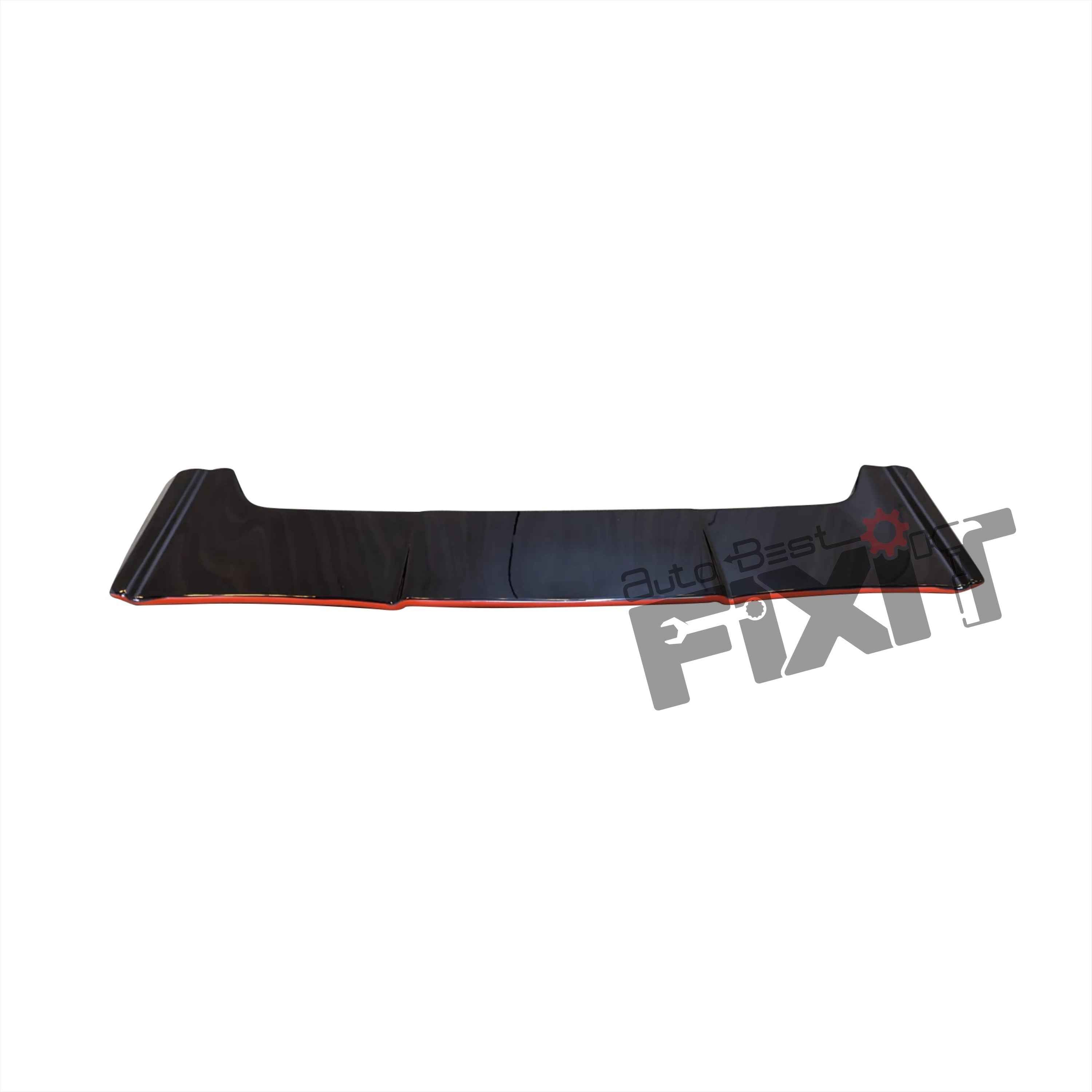 Car spoiler with 'Auto Body Fix' branding on a white background