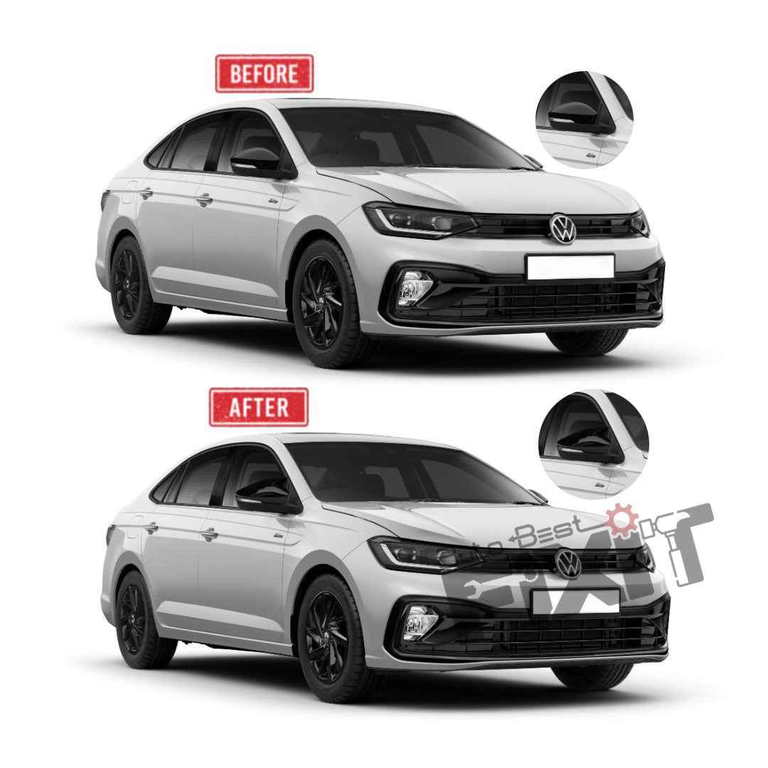 Volkswagen Virtus Batman Style Mirror Cap – Perfect OEM Fitme