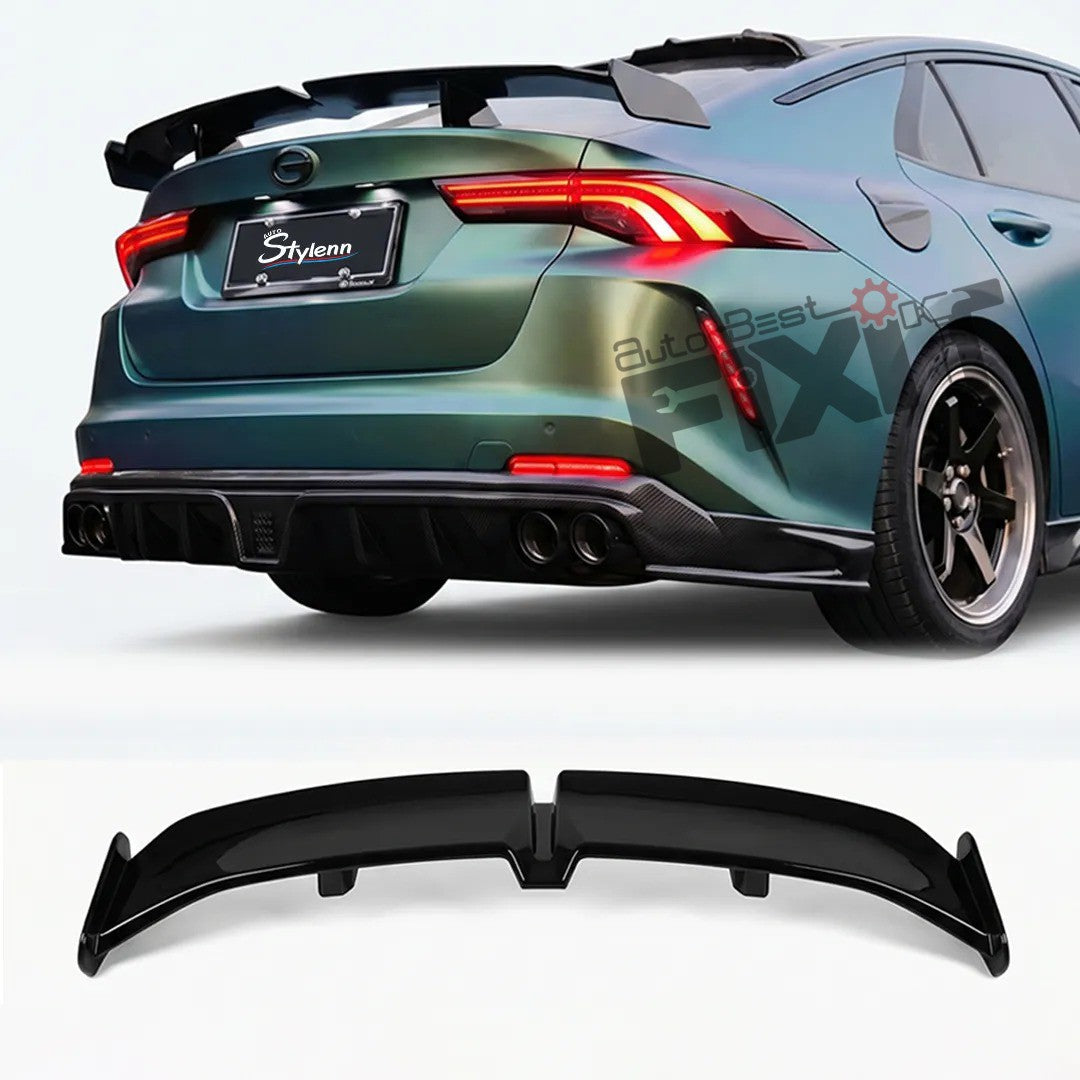AutoStylenn Universal Spoiler Sedan V1 Black For VOLKSWAGEN VIRTUS Compatible with VOLKSWAGEN Virtus Vehicle_5