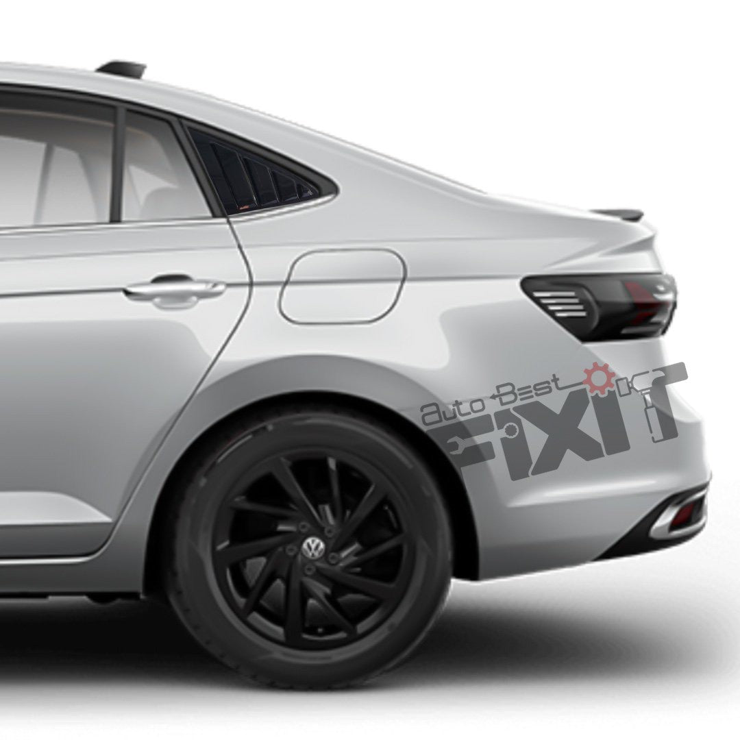 AutoStylenn Volkswagen Virtus Window Louvers For VOLKSWAGEN VIRTUS Compatible with VOLKSWAGEN Virtus Vehicle_3