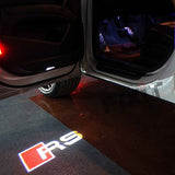 Audi A4 (2022-2026) RS Style LED Door Welcome Light - Logo Puddle Lamp | Set of 2
