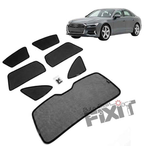 Audi A6 Car Window Curtains (2018-Present) - Custom Fit Sun Shade, UV & Privacy Protection
