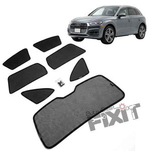 Audi Q5 Car Window Curtains (2017-2024) - Custom Fit Sun Shade, UV & Privacy Protection