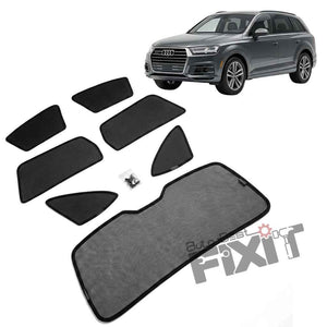 Audi Q7 Car Window Curtains (2015-2020) - Custom Fit Sun Shade, UV & Privacy Protection