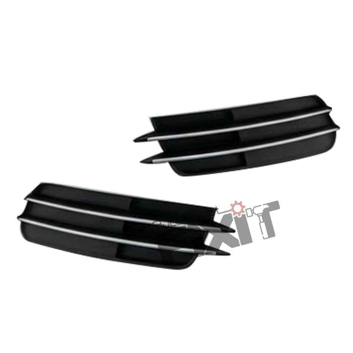 Audi A6 (2012-15) Matrix Style Fog Lamp Cover | Direct-Fit Replacement Part – Installed Photo