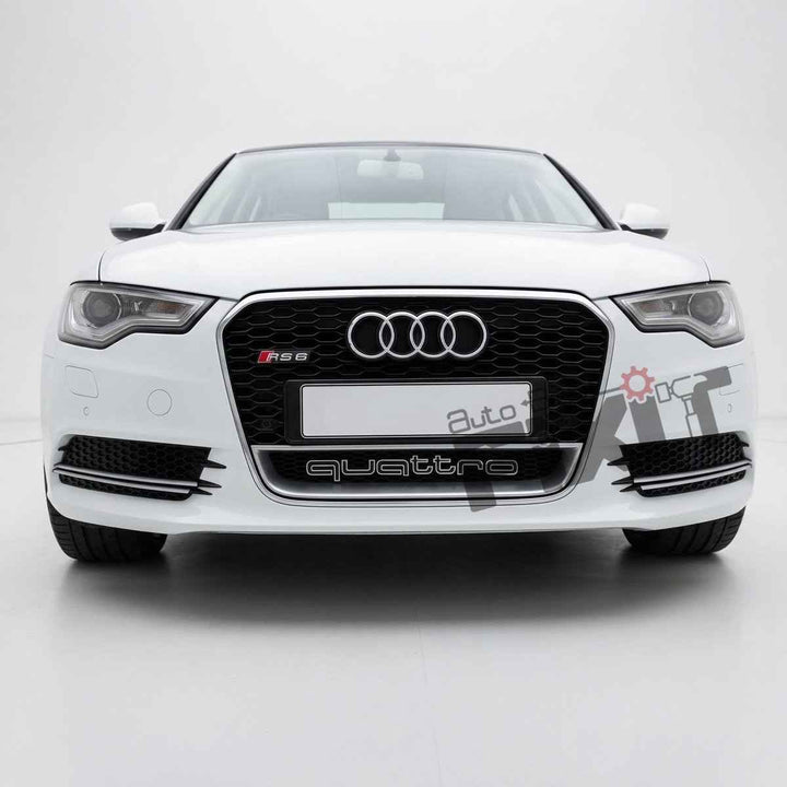 Audi A6 (2012-15) RS6 Grille With Quattro | Direct-Fit Replacement Part