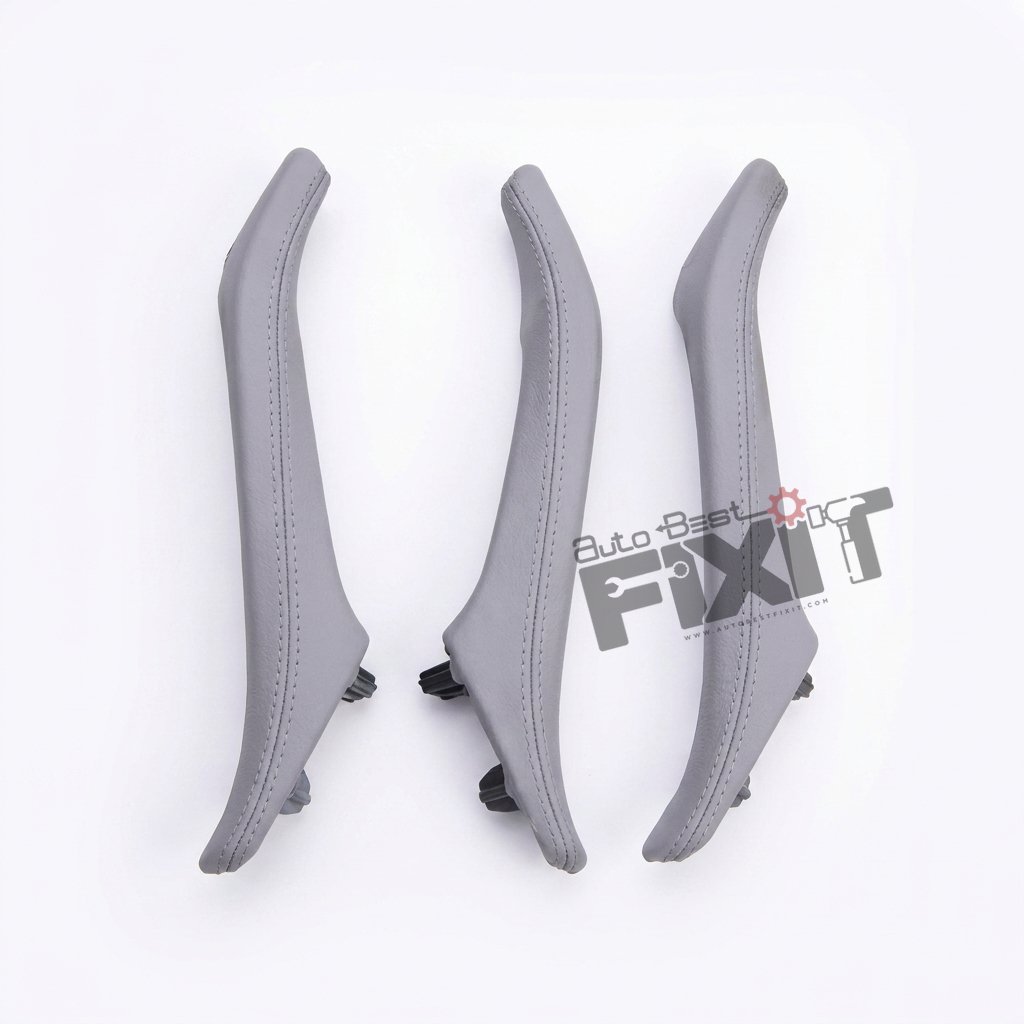 KARTION Door Handle Compatible With BMW 5 Series Door Handle 5 Series F10 2010-2017 Door Handle Gray Compatible with BMW 5' F10 Vehicle