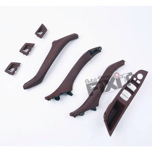 KARTION Door Handle Compatible With BMW 5 Series Door Handle 5 Series F10 2010-2017 Full Set Moka Compatible with BMW 5' F10 LCI Vehicle