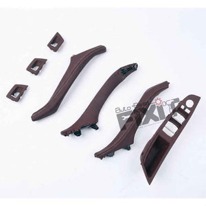 KARTION Door Handle Compatible With BMW 5 Series Door Handle 5 Series F10 2010-2017 Full Set Moka Compatible with BMW 5' F10 LCI Vehicle