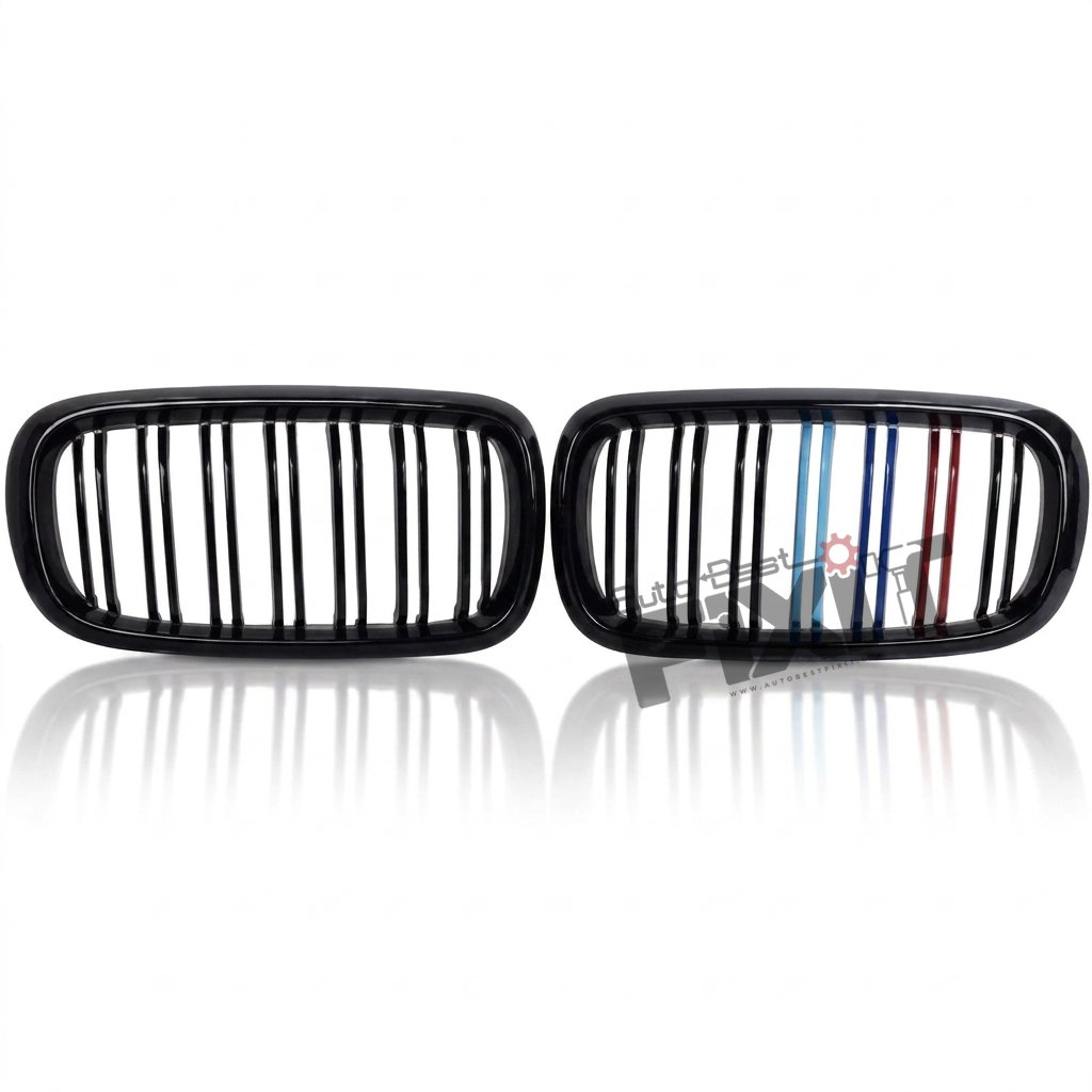 KARTION Front Bumper Grill Compatible With Bmw X5 F15 2014-2018 X6 F16 2015-2019 Front Bumper Grill M Colour Compatible with BMW X5 F15 Vehicle_1
