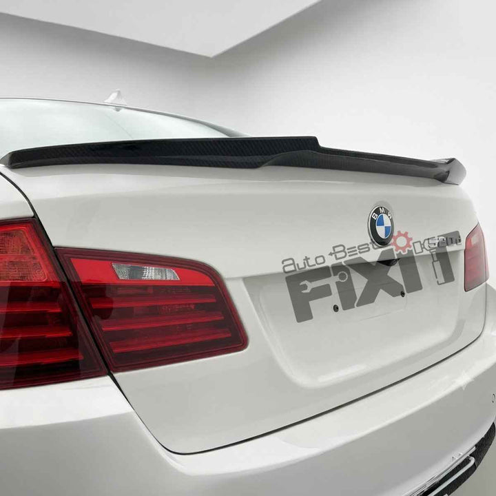 BMW 5 Series (2010-17) M4 Style Spoiler - Gloss Black | ABS Plastic Material | Custom-Fit Add-On