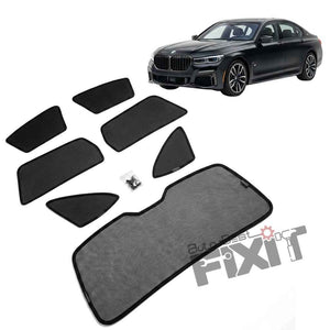 BMW 7 Series Car Window Curtains (2015-2022) - Custom Fit Sun Shade, UV & Privacy Protection