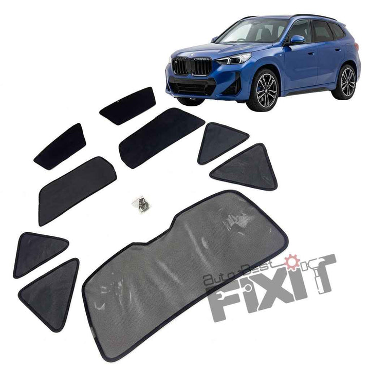BMW X1 Car Window Curtains (2019-2022) - Custom Fit Sun Shade, UV & Privacy Protection