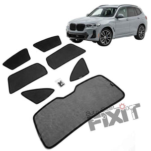 BMW X3 Car Window Curtains (2017-2024) - Custom Fit Sun Shade, UV & Privacy Protection