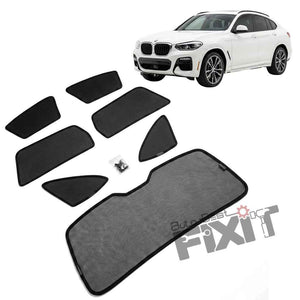 BMW X4 Car Window Curtains (2018-2024) - Custom Fit Sun Shade, UV & Privacy Protection