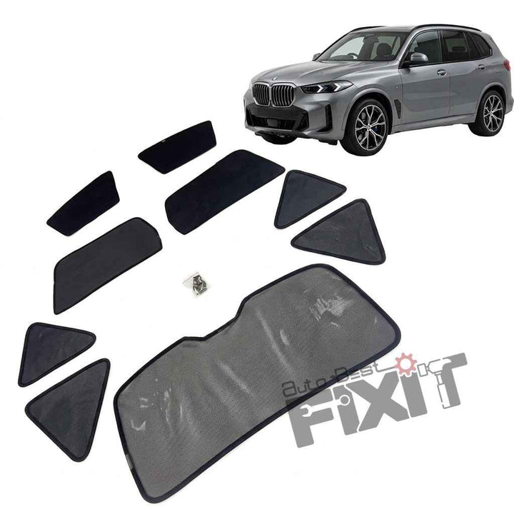 BMW X5 Car Window Curtains (2014-2018) - Custom Fit Sun Shade, UV & Privacy Protection