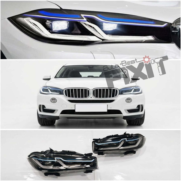 Bmw X5 (F15) Upgrade to 2025-26 Style Headlamps | Diesel OEM Replacement Headlamps (2014-2018)