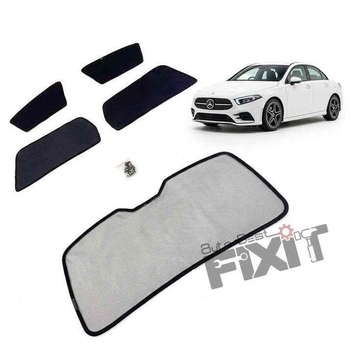 Mercedes-Benz A-Class Limousine Car Window Curtains (2021-Present) - Custom Fit Sun Shade, UV & Privacy Protection