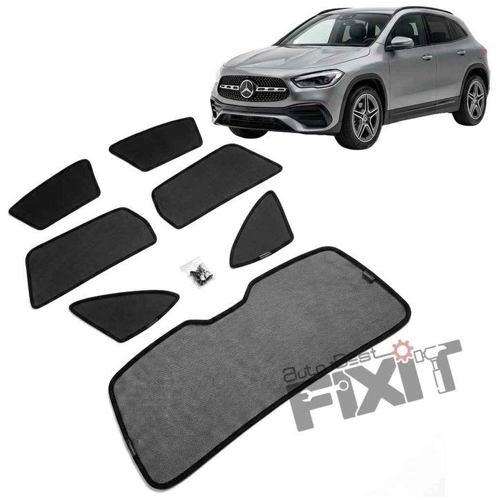 Mercedes-Benz GLA-Class Car Window Curtains (2020-Present) - Custom Fit Sun Shade, UV & Privacy Protection
