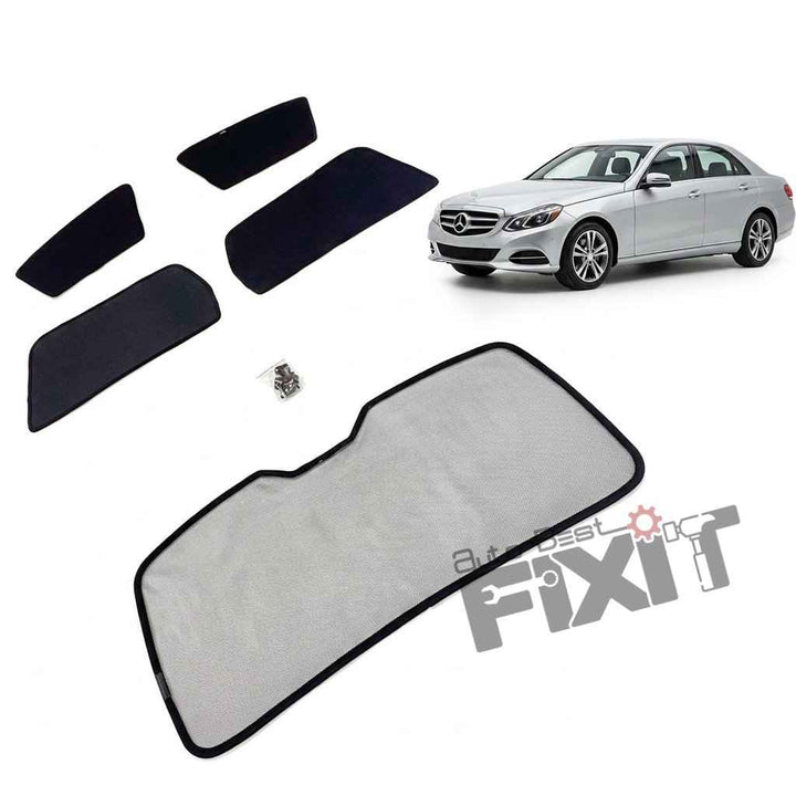 Mercedes-Benz E-Class Car Window Curtains (2009-2016) - Custom Fit Sun Shade, UV & Privacy Protection