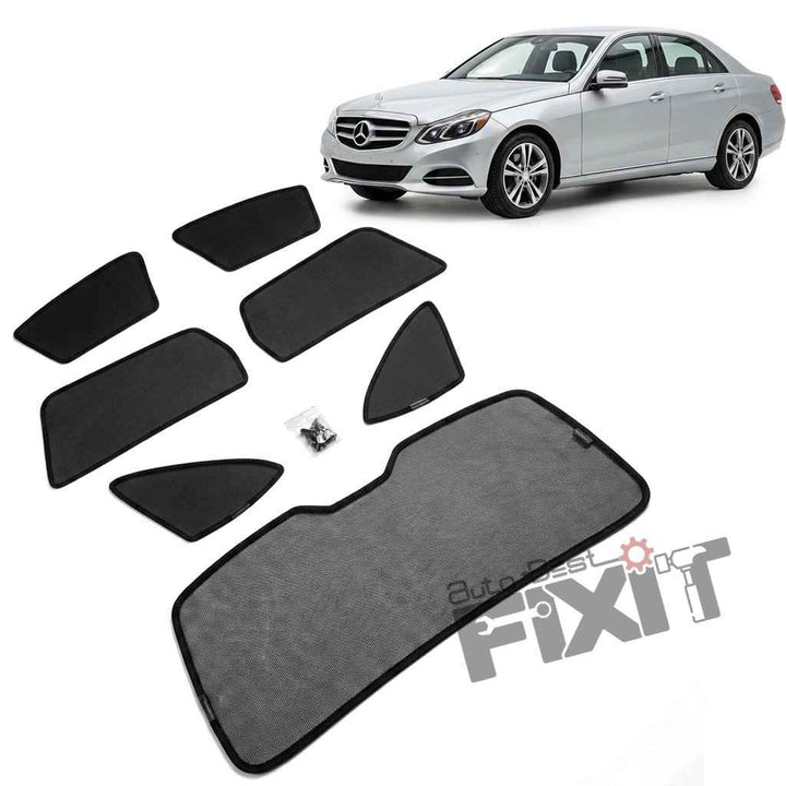Mercedes-Benz E-Class Car Window Curtains (2023-Present) - Custom Fit Sun Shade, UV & Privacy Protection