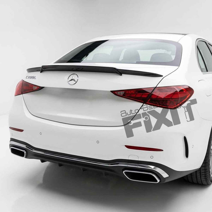 Mercedes-Benz C-Class (2022-26) Gloss - Black Boot Lip Spoiler | ABS Plastic Material | Custom-Fit Add-On