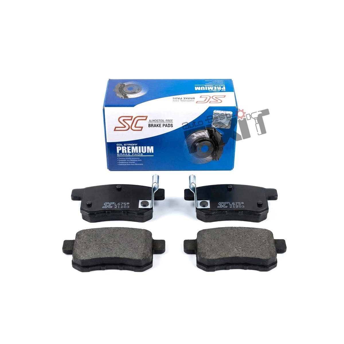 Honda Accord REAR BRAKE PAD (SET)-KIZASHI 2011-2014/ACCORD 2001-2007/CIVIC 2006-2012/CR-V 2004-2006 Petrol | 2006-2009 | SUPER CIRCLE
