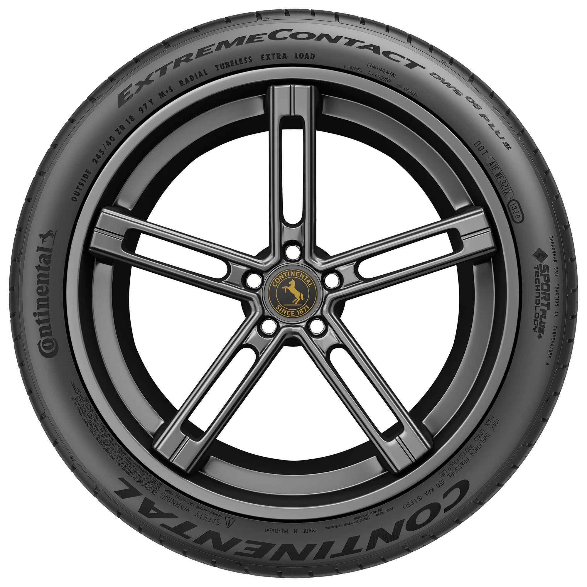 Continental Continental UltraContact6 225/55R17 tyre Compatible with AUDI 3 Series Gran Turismo, 4 Series Gran Coupe, 5 Series, 6 Series, I4, X1, X2 Vehicle_3